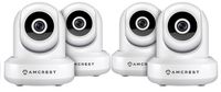 4-Pack Amcrest ProHD 1080P WiFi Wireless IP Security Camera - 1080P (1920TVL), IP2M-841 (White)