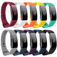 findway Compatible with Fitbit Inspire HR Bands/Fitbit Inspire Band, Adjustable Soft Silicone Inspire Straps for Women Men Sports Replacement Accessories Bands for Inspire/Inspire HR Fitness Tracker