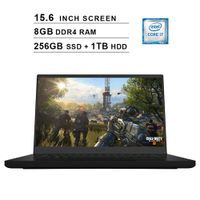 Razer 2019 Blade 15.6 Inch FHD Gaming Laptop (Intel 6-Core i7-8750H up to 4.1 GHz, 8GB RAM, 256GB SSD + 1TB HDD, NVIDIA GeForce GTX 1060, WiFi, Bluetooth, HDMI, Windows 10 Home)