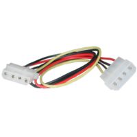 ACL 12 Inch 4 Pin Molex Extension Cable (5.25 inch Male to 5.25 inch Female), 5 Pack