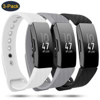 findway Compatible with Fitbit Inspire HR Bands/Fitbit Inspire Band, Adjustable Soft Silicone Inspire Straps for Women Men Sports Replacement Accessories Bands for Inspire/Inspire HR Fitness Tracker