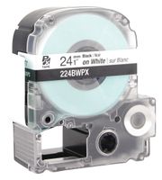 Cartridge Label, 1 in. W, Blk on White