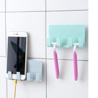 Pandamama Multi-Purpose Home Towel Rack Suction Cup Wall 4 Hooks Bathroom Kitchen Wall Door Holder Sucker Hanger Hook Organizer