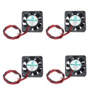 HiLetgo 4pcs DC 12V 4010 Fan Computer CPU Cooler Mini Cooling Fan 40x40x10mm Small Exhaust Fan for Ender 3 CR10 3D Printer