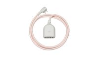 360 Electrical 360625 Habitat4.8 Braided w/ 4.8A 4-Port USB extension cord, 6 ft, Rose Gold