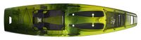 Perception Outlaw 11.5 | Sit on Top Fishing Kayak | Fold Away Lawn Chair Seat | 4 Rod Holders | Integrated Tackle Trays | 11' 6" | Moss Camo