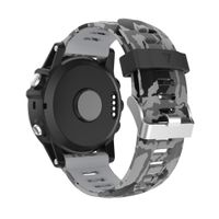 GBSELL Camo Floral Quick Fit Replacement Soft Band Strap For Garmin Fenix 5X GPS Watch (D)