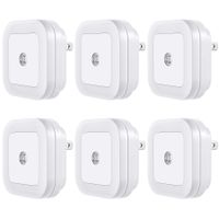 Vont LED Night Light (Plug-in), Smart Dusk to Dawn Sensor, Automatic Night Lights, Suitable for Bedroom, Bathroom, Toilet,Stairs,Kitchen,Hallway,Kids,Adults,Compact Nightlight, Energy, Cool White (6)