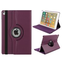 Jennyfly 360 Degree Rotating Protective Case for 2016 iPad Pro 9.7, Multiple Viewing Angles,with Card Slots Ultra Lightweight Standing for 2016 iPad Pro 9.7 - Purple
