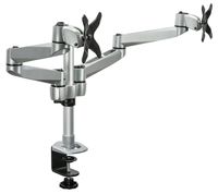 Mount-It! Dual Monitor Desk Mount Swivel Arm Quick Connect with Clamp Base (MI-43116)
