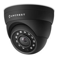Amcrest UltraHD 4MP HD-Analog Dome Outdoor Security Camera, 4MP 2688x1520, 65ft Night Vision, IP67 Weatherproof Metal Housing, 2.8mm Lens, 99.7° Viewing Angle, 4MP @15fps, Black (AMC4MDM28-B)
