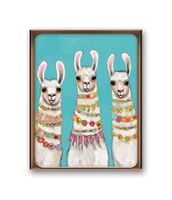 Studio Oh! Artisan Note Cards Available in 6 Designs, Eli Halpin Boho Llamas, Box of 8