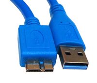 Importer520 Superspeed USB 3.0 Type A Male to Micro B Male 24/28AWG Cable 3 Feet