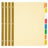 AmazonBasics  Paper Binder Dividers, Insertable 8-Tab, 4/Pack