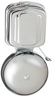 Morris Products Home Door Bell - 4 Inch DoorBell, 2.2 Amps, 35 Watts - Satin Aluminum Finish - Snap-On Cover - Maintenance Free - 1 Count