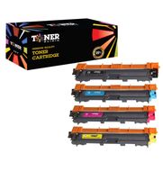 Toner Clinic TC-TN221 TN225 4PK Compatible Laser Toner Cartridge Set for Brother TN-221 TN-225 TN-221BK Black TN-225C Cyan TN-225M Magenta TN-225Y Yellow - 4 Pack Compatible Toner Cartridges