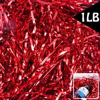 Wine Red Crinkle Cut Paper Shred Filler Gift Filler 1 LB for Gift Wrapping Basket Filling Shiny Dark Red