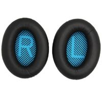 SimplylinReplacement Headphones Ear Pads Cushions for Bose QC2 QC15 QC25 AE2 AE2I AE2w (Black)