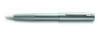 LAMY Olive Silver Aion Fountain Pen with Medium Nib and Blue Ink (L77OEM)