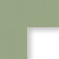 Craig Frames B522 16x20-Inch Mat, Single Opening for 11x14-Inch Image, Palm with Cream Core