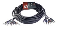 Stagg 50ft. Multicore Cable - 8 xPhone Plug / 8 x Phone Plug