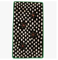 WE&ZHE Natural Health Pebble Foot Massage Mat/Massage Stone Carpet/Massage Cushion, Rose Red