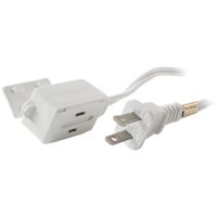 Axis 45507 12-Feet 3-Outlet White Indoor Extension Cord