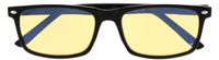 CessBlu Blue Light Blocking Glasses for Men Women Anti Eyestrain UV Rays Acetate Frame Reader Eyeglasses(Black)+0.5