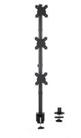 VIVO Triple LCD Monitor Desk Stand, Desktop Mount, Stacked Vertical 3 Screens up to 27 inches (STAND-V003V)