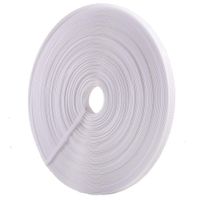 50 Yards Polyester Boning for Sewing - Sew-Through Low Density Boning for Corsets, Nursing Caps, Bridal Gowns, (10mm Wide, White)