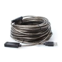 SHARPALIN High Speed 80 feet USB Extension Cable, USB 2.0 Male to Female 480 Mbps with Built-in Signal Boosted to Connect Keyboard, Scanner, Printers, Webcam