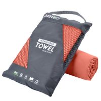 Rainleaf Microfiber Towel,Brick Red,16 X 32 Inches