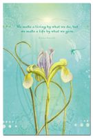 Tree-Free Greetings ECOnotes Thank You Card Set, 4 x 6 Inches, 12-Count Cards with Envelopes, We Make a Living (94653)