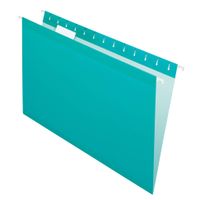 Pendaflex Hanging File Folders, Legal Size, Aqua (PFX415315AQU)