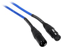 Rockville RCXFM100P-BL Blue 100' Female to Male REAN XLR Mic/Speaker Cable