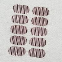 Racetrack Oval Match Strikers 1.00" x 2.00" - Honeycomb Pattern