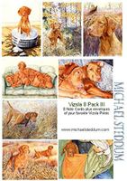 Michael Steddum Vizsla 8 Pack III Note Card Set