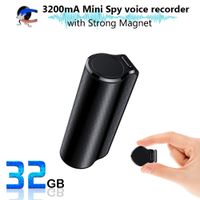 Mini Voice Activated Recorder, 32GB Super Long 800 Hours Recording Capacity, 365 Standby Battery, Audio Sound Recording Continuous Listening Device with Strong Magnetic (Black-70)