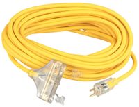 Coleman Cable 03589 10/3-Wire Gauge Tri-Source SJEOW Outdoor Vinyl Extension Cord, 100-Foot