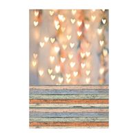 YOCheerful Sales! Valentine's Day Love Heart Photography Backdrop Vinyl Photo Background Prop Gift