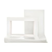 Pack of 100 5" x 7" Inch Pre-Cut White Picture Mats Mattes for Photo + Backing + Bags (5 x 7 100-Pack Complete Set)