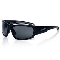 GruntX Ballistic Shooting Safety Sunglasses for Men, Smoked Polarized, Anti-Fog, ANSI z87.1+, Tactical Safety for: Gun Range, Military, Hunting, and Construction - Full Matte Black Frame