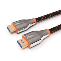 4k HDMI Cable, （15Ft）High Speed 18Gbps Bandwidth Hdmi 2.0 Cable For Blu-ray Player/ PC/ Xbox One S/ PS4/ UHD TV, Support Ethernet/ Audio Return Channel, 3D, 1080P, JH-Link HDMI Cable