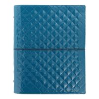 Filofax 2019 A5 Organizer, Domino Luxe Teal, 8.25 x 5.75 inches (C027987-19)
