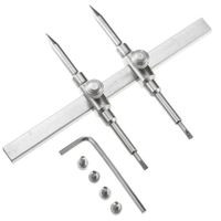 FOTGA 10-130mm Professional Flat&Pointed Tips DSLR Camera Lens Spanner Wrench Repairing Opening Tool for Most Cameras Lenses (10-130mm lens size)
