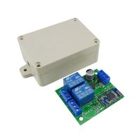 Aihasd 2 Channel Bluetooth 4.0 Relay Module BLE Switch for Apple Android Phone IOT with Box
