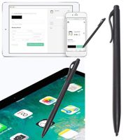 Misszhang-US Universal Resistive Touchscreen Writing Drawing Pencil Stylus Pen Replacement Black
