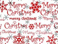 Christmas Gift Wrap Paper - 24 inches x 417 feet - Xmas Script