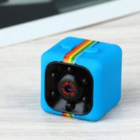 Sizet Mini Spy Hidden Camera - SQ11 Wireless Camera Cop Cam HD Camcorder Infrared Night Vision Little Instagram Cam for Home Office or Car Video Recorder (Blue)