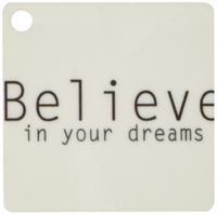3dRose Believe in Your Dreams- Inspirational Words - Key Chains, 2.25 x 4.5 inches, set of 2 (kc_79161_1)
